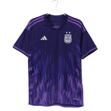 2022 Mens Retro Argentina Away  Fans Soccer Jersey