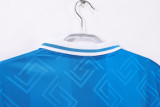 1993-94 Mens Napoli Retro home  blue Soccer Jersey