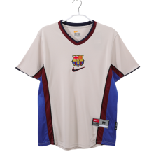 1998-99  Mens  Barcelona away  Retro soccer Jersey