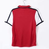 2001-02  Mens Arsenal Retro home red Soccer  Jersey