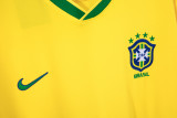 1997Mens Retro Brazil yellow Home Jersey