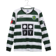 2001-2002 Sporting Lisbon Home Long Sleeve Retro Soccer Jersey