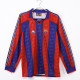 1995-97 Retro Barcelona  home  Jersey Mens Long sleeve