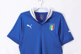 2012 Mens  Retro  Italy blue soccer Jersey