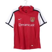 2001-02  Mens Arsenal Retro home red Soccer  Jersey