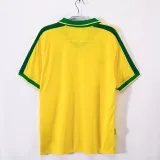 1997Mens Retro Brazil yellow Home Jersey