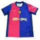 2024-25 Mens Barcelona Home red blue Soccer Jersey