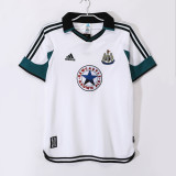 1999-00 Mens Retro Newcastle white  away soccer Jersey