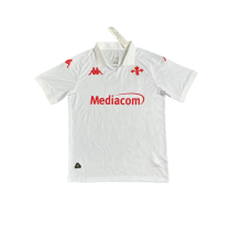 2024-25Mens  ACF Fiorentina white   Away soccer Jersey