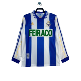 1999-00 Men‘s retro Deportivo La Coruna   Long Sleeve soccer Jersey