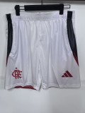2025-26 Mens Flamengo white home Shorts Pants