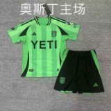 Kids  Austin FC green Home Soccer Jersey 2526