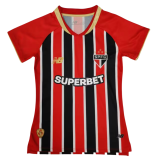 2025-26  Women  Sao Paulo  red away Soccer Jersey