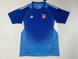 2025-26 Mens Atletico Madrid  Goalkeeper blue jersey soccer