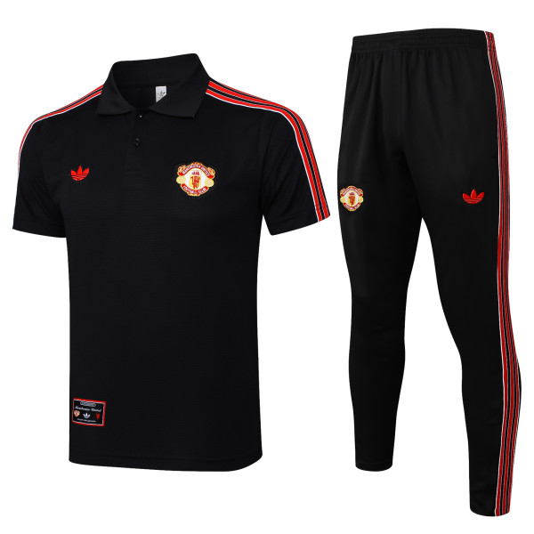 2025-26 Mens Manchester United black  Training Suit  C2518