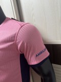2025-26 Mens Barcelona Pink Player version soccer jersey