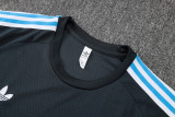 2025/26 Mens Argentina Dark gray retro version  short training suit   D2559#