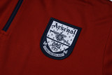 2025-26Mens  Arsenal red Half Pull  Training suit   B2539#