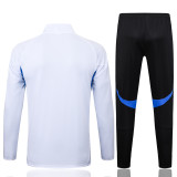 2025-26 Mens Manchester United Retro white Jacket  Training Suit   A2533#