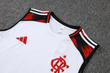 2025-26 Mens Flamengo white vest short training suit