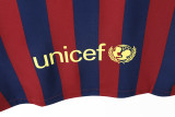 2013/14 Retro Mens Barcelona home soccer Jersey