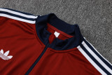 2025-26Mens  Arsenal red Half Pull  Training suit   B2539#