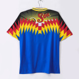 1995 Retro Club America away blue Jersey Mens