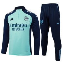 2025/26 Mens Arsenal light green half-pull Training suit   B2525#