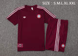 2025-26 Mens Bayern Munich Deep jujube red  short training  D2527#