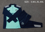 2025/26 Mens Arsenal light green half-pull Training suit   B2525#