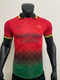2025-26 Mens AC Milan red Green Special Edition Player version  Soccer Jersey