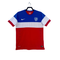 2014 Mens  custom USA United States  away soccer jersey