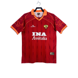 1999-00 Mens  Roma  red  home Retro soccer Jersey