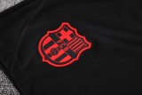 25-26 Mens Barcelona Red blue Vest Short traning suit