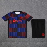 2025-26 Mens Barcelona Red blue Training Short Suit