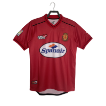 2000-01 Mens Mallorca home red  Retro soccer jersey