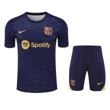 2025-26 Mens Barcelona Royal blue Training Short Suit