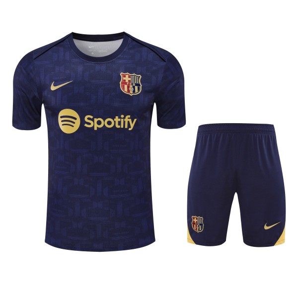 2025-26 Mens Barcelona Royal blue Training Short Suit