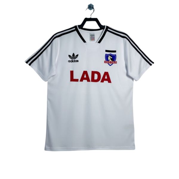 Retro  Colo white Home Mens soccer  Jersey 1991