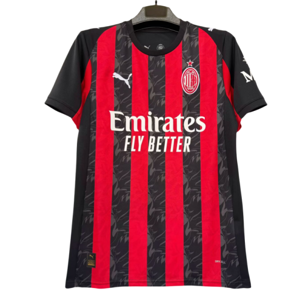 2025-26 Mens  AC Milan red  home 1:1 soccer Jersey