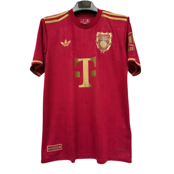 2025-26 Mens Bayern Munich red 125th  anniversary 1:1 Soccer Jersey