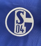 Mens Schalke 04 Retro home Soccer Jersey 2010-11