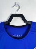 Mens  Manchester United Third away long sleeve soccer Jersey blue 2002-03