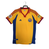 Retro Mens Romania orange home Soccer Jersey 2000