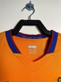 2006-07Mens  Retro Barcelona orange Away soccer  Jersey
