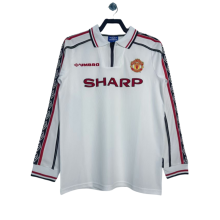 Retro  Manchester United anniversary edition Jersey Mens Long sleeve 1998