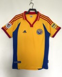 Retro Mens Romania orange home Soccer Jersey 2000