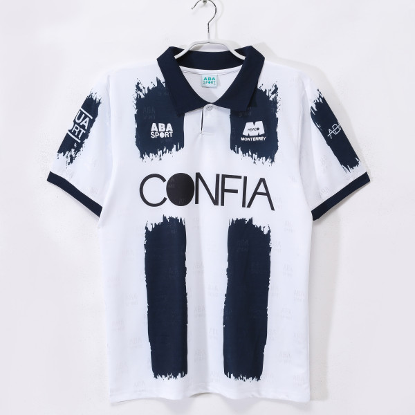 Mens  Monterrey Retro home soccer  jersey 1995-96