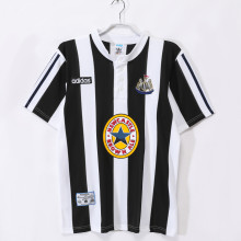 Newcastle United Retro Home soccer  Jersey Mens 1995-97
