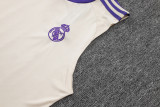 Mens Real Madrid apricot Vest Short traning suit 2025-26